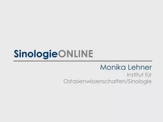 monika lehner institut f r ostasienwissenschaften sinologie