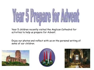 Year 5 Prepare for Advent