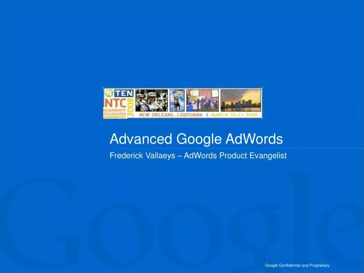 advanced google adwords