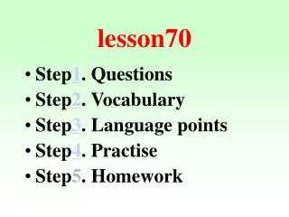 lesson70