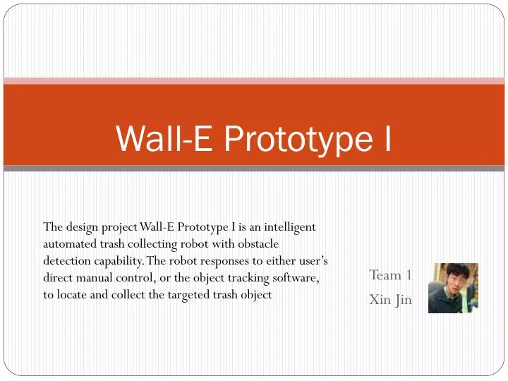 wall e prototype i