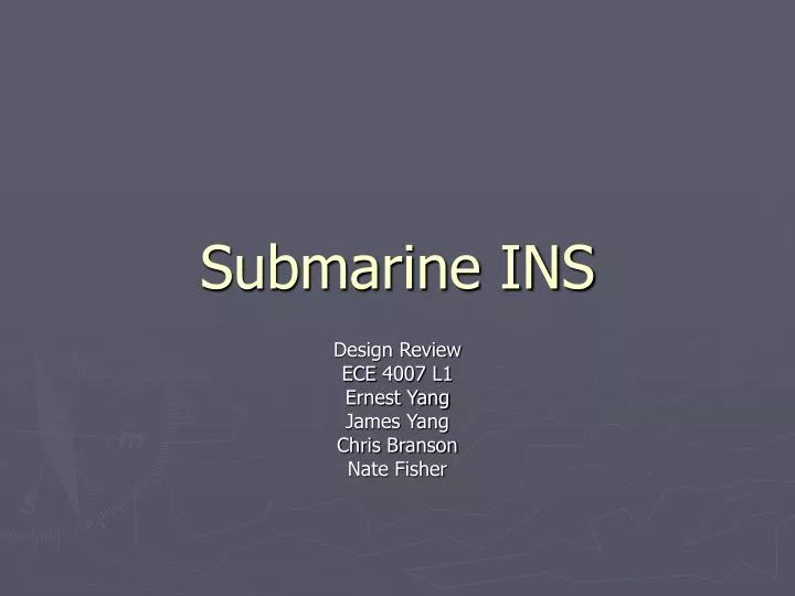 submarine ins