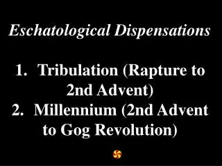 eschatologicaldispensations