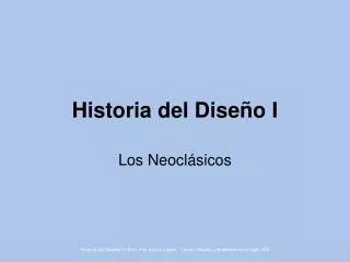 historia del dise o i
