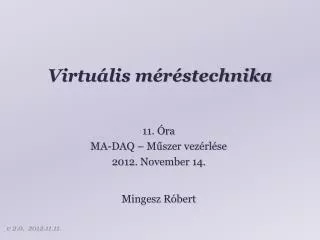 virtu lis m r stechnika