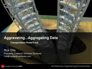 Aggravating...Aggregating Data Transportation PowerTrack