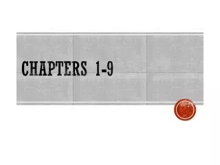 Chapters 1-9