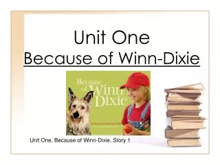 Unit One Because of Winn-Dixie