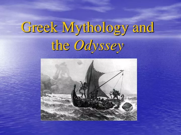 greek mythology and the odyssey