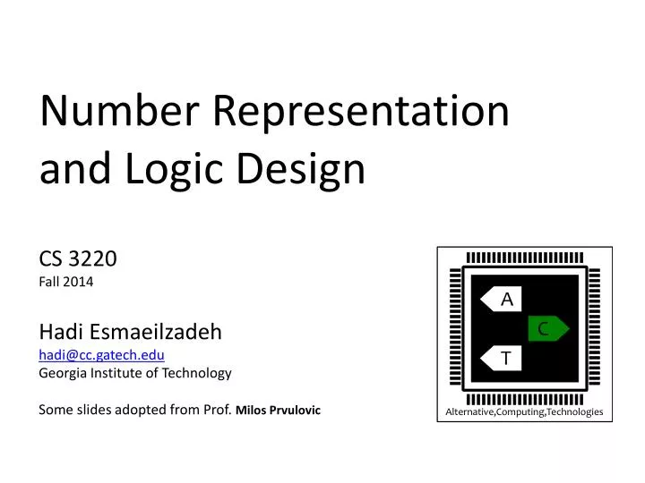 number representation and logic design