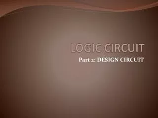 LOGIC CIRCUIT
