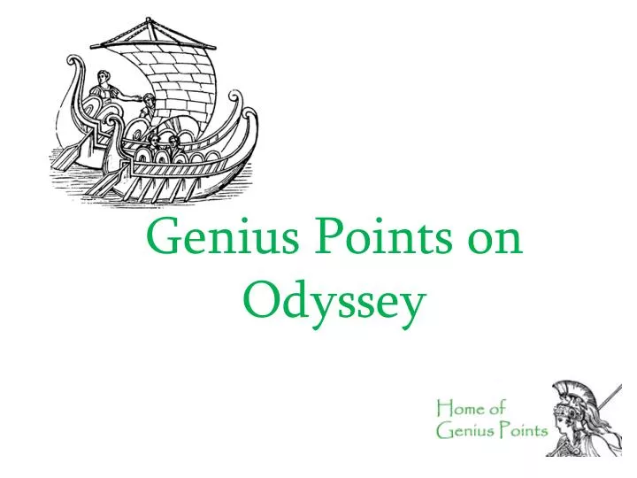 genius points on odyssey