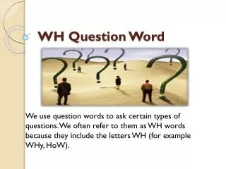 WH Question Word