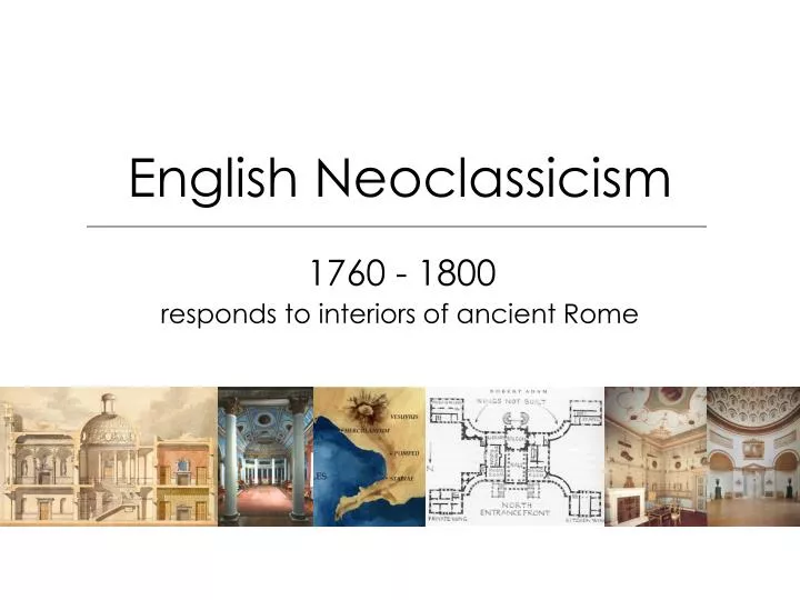 english neoclassicism