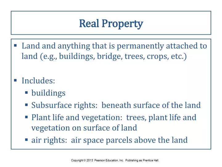 real property