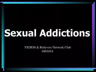 Sexual Addictions