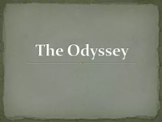 The Odyssey