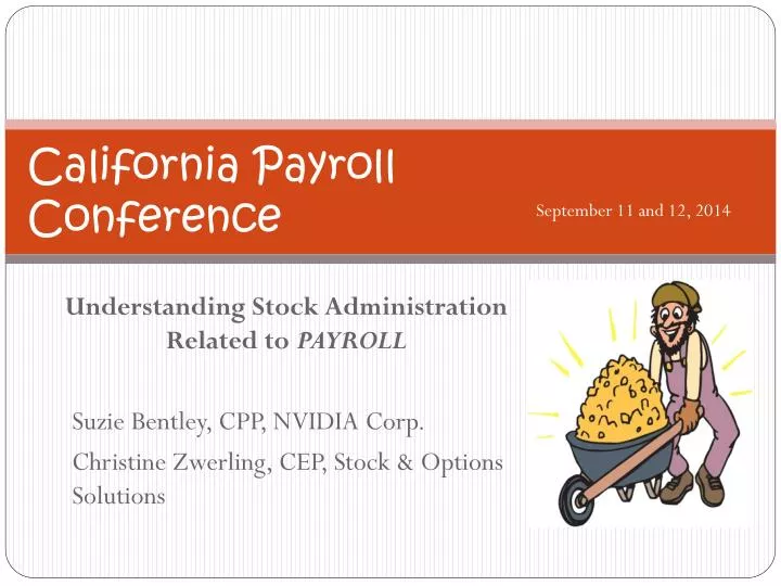 california payroll conference