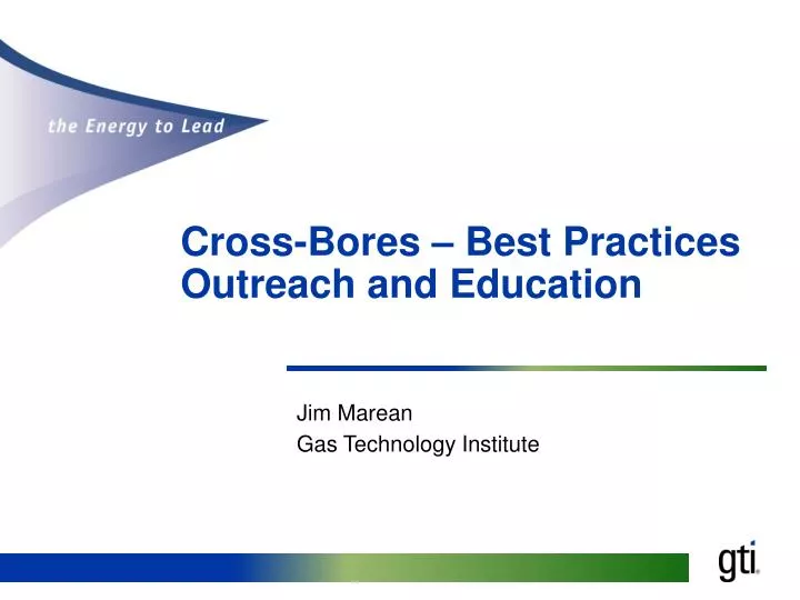 cross bores best practices outreach and education