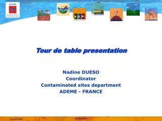 Tour de table presentation