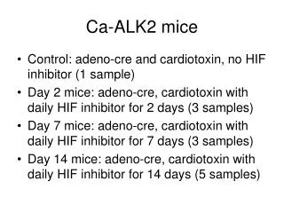 Ca-ALK2 mice