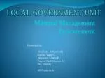 Local Government Unit - slide 1
