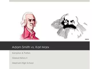 Adam Smith vs. Karl Marx