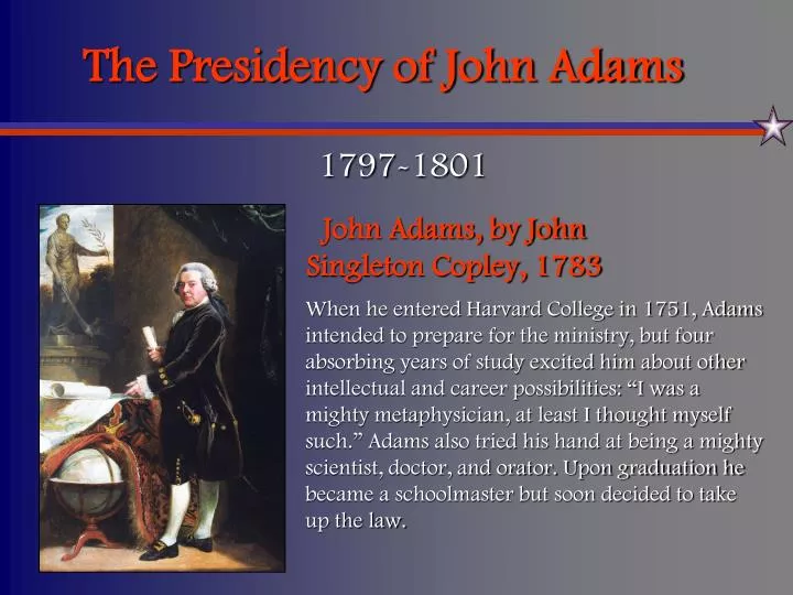 the presidency of john adams