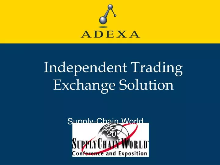 independent trading exchange solution