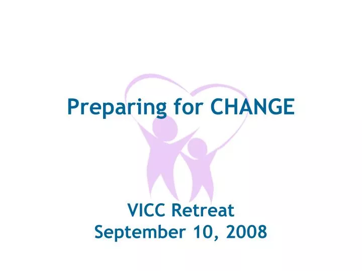 preparing for change vicc retreat september 10 2008