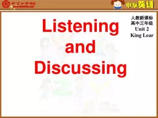 Listening and Discussing