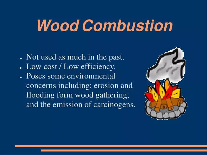 wood combustion
