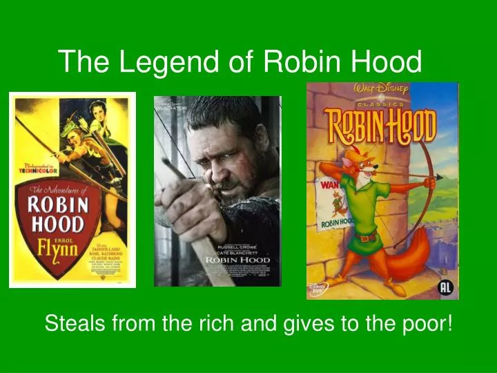 the legend of robin hood