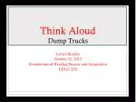 PPT - Think-Aloud Instructional Strategy PowerPoint Presentation, free ...