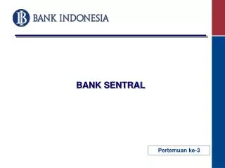 bank sentral