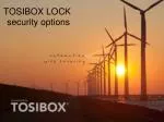TOSIBOX LOCK security options - slide 1