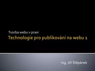 tvorba webu v praxi