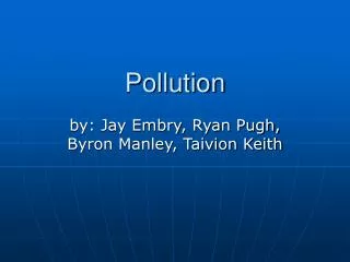 Pollution