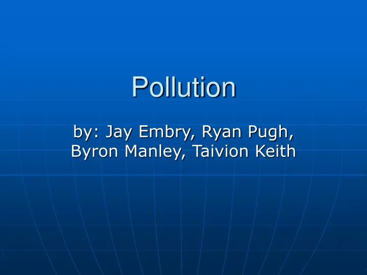 pollution