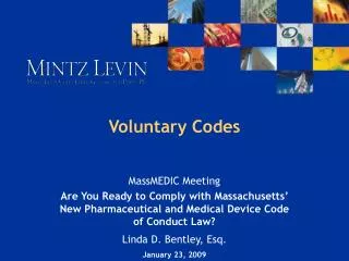 Voluntary Codes