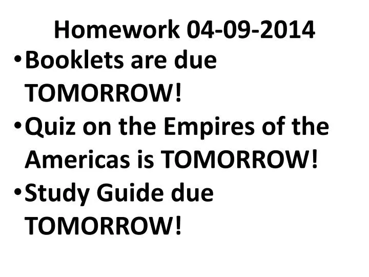 homework 04 09 2014