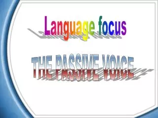 Language focus