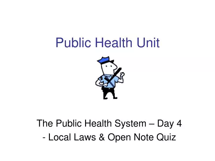 public health unit