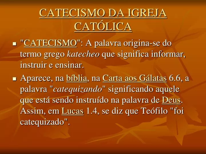 catecismo da igreja cat lica