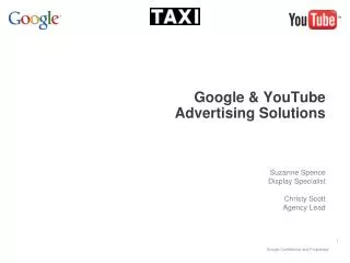 Google &amp; YouTube Advertising Solutions