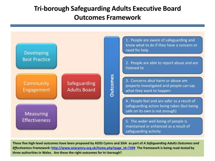 tri borough safeguarding adults executive board outcomes framework