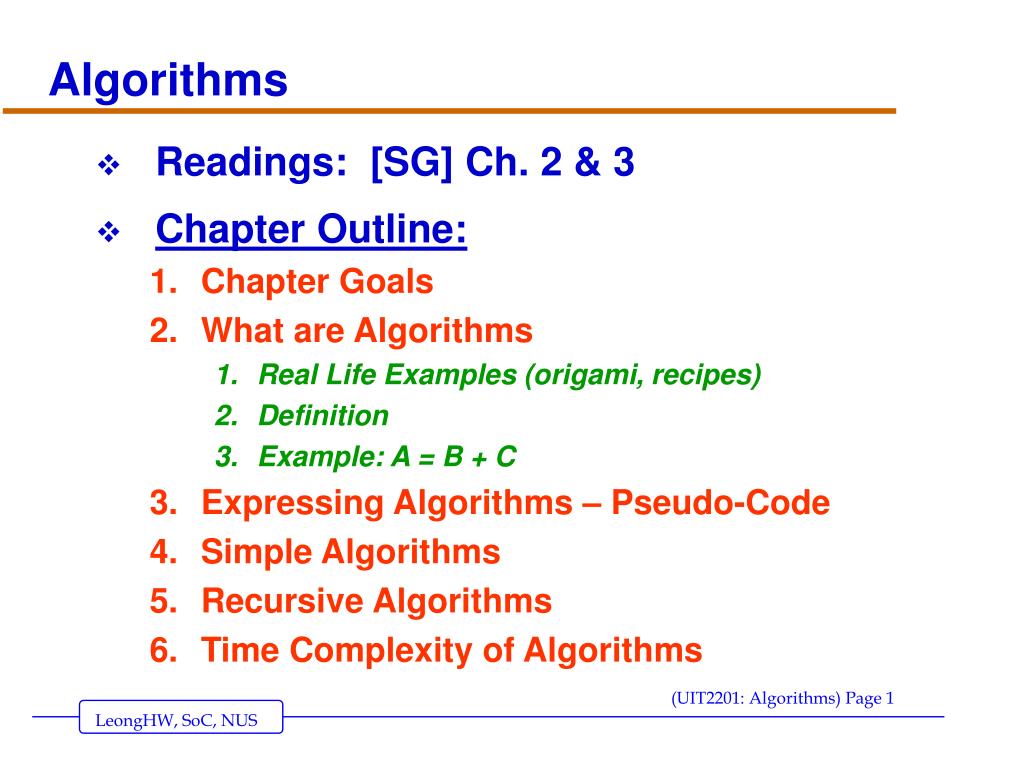PPT - Algorithms PowerPoint Presentation, free download - ID:6236160