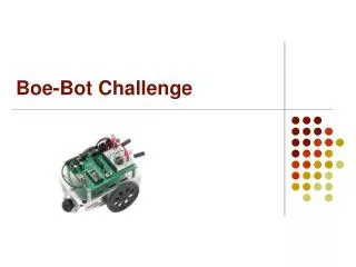 Boe-Bot Challenge