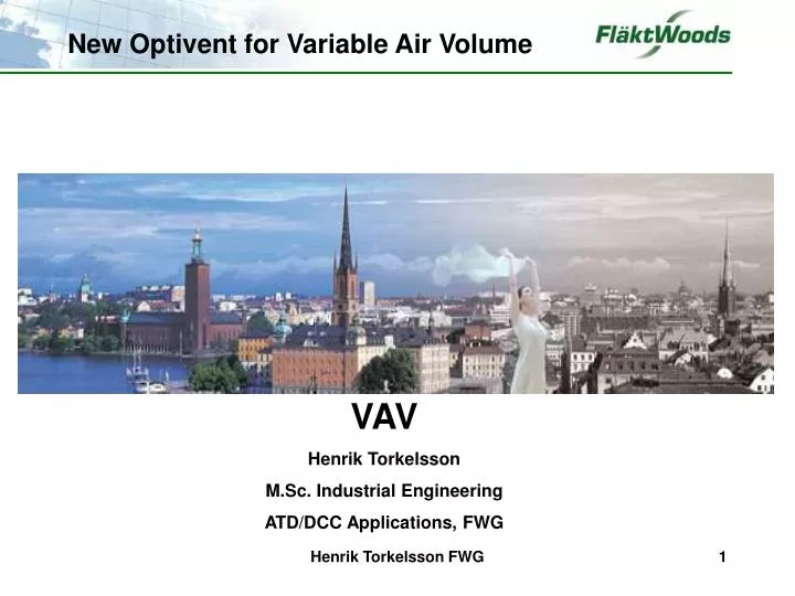 new optivent for variable air volume