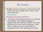Revision - slide 1
